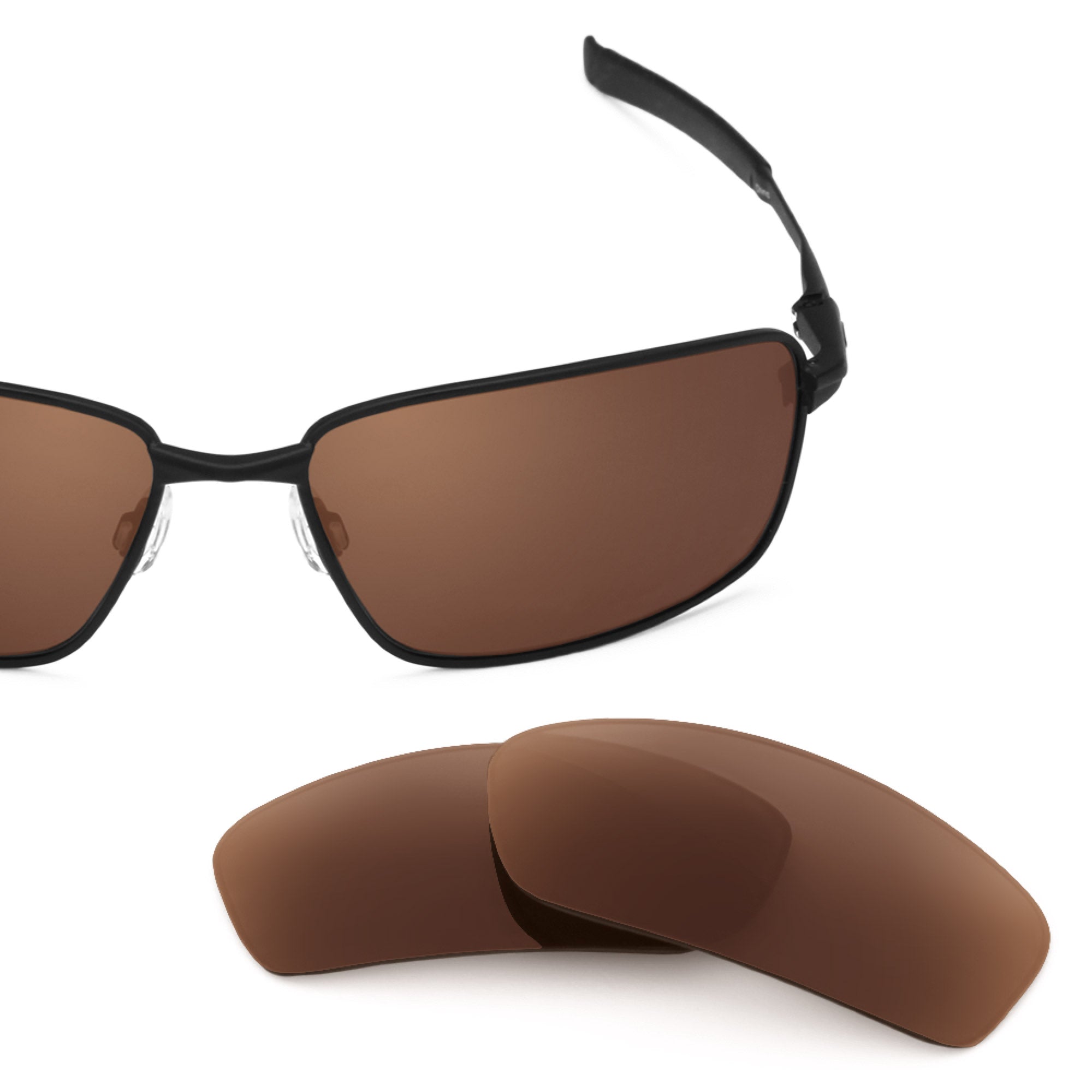 Revant replacement lenses for Oakley Splinter Polarized Dark Brown