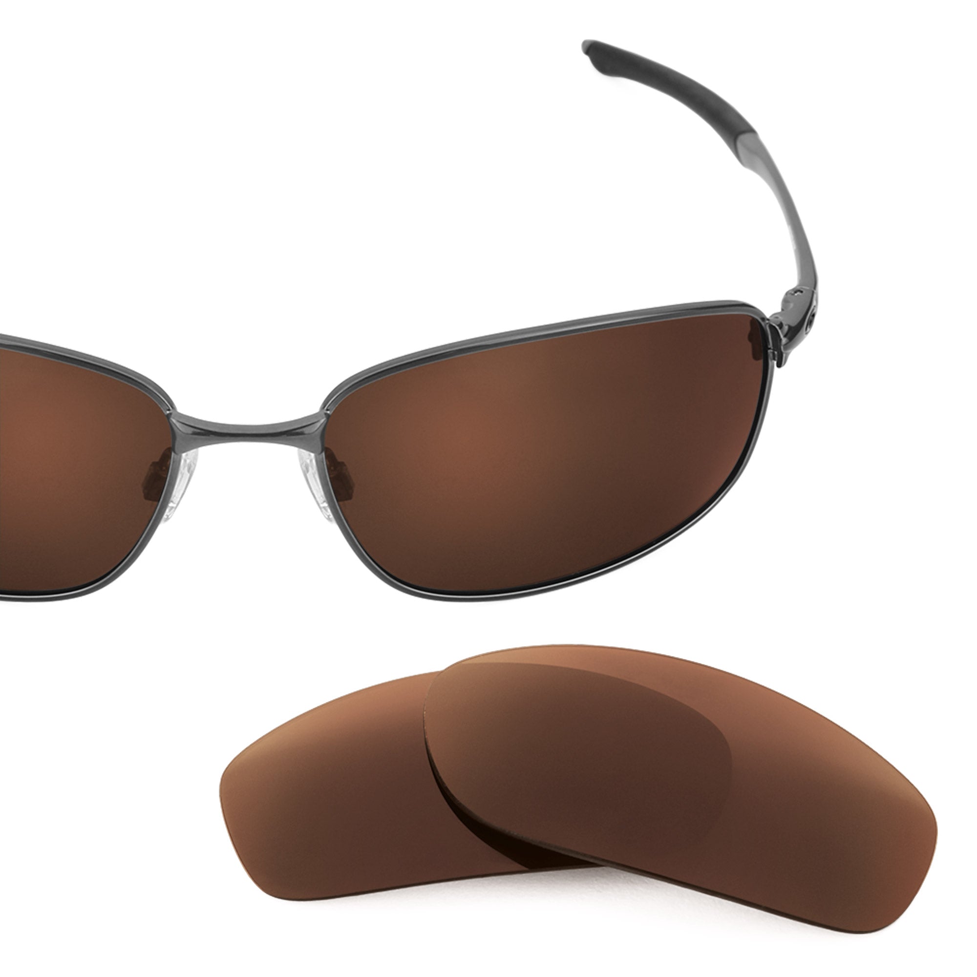 Revant replacement lenses for Oakley Taper Polarized Dark Brown