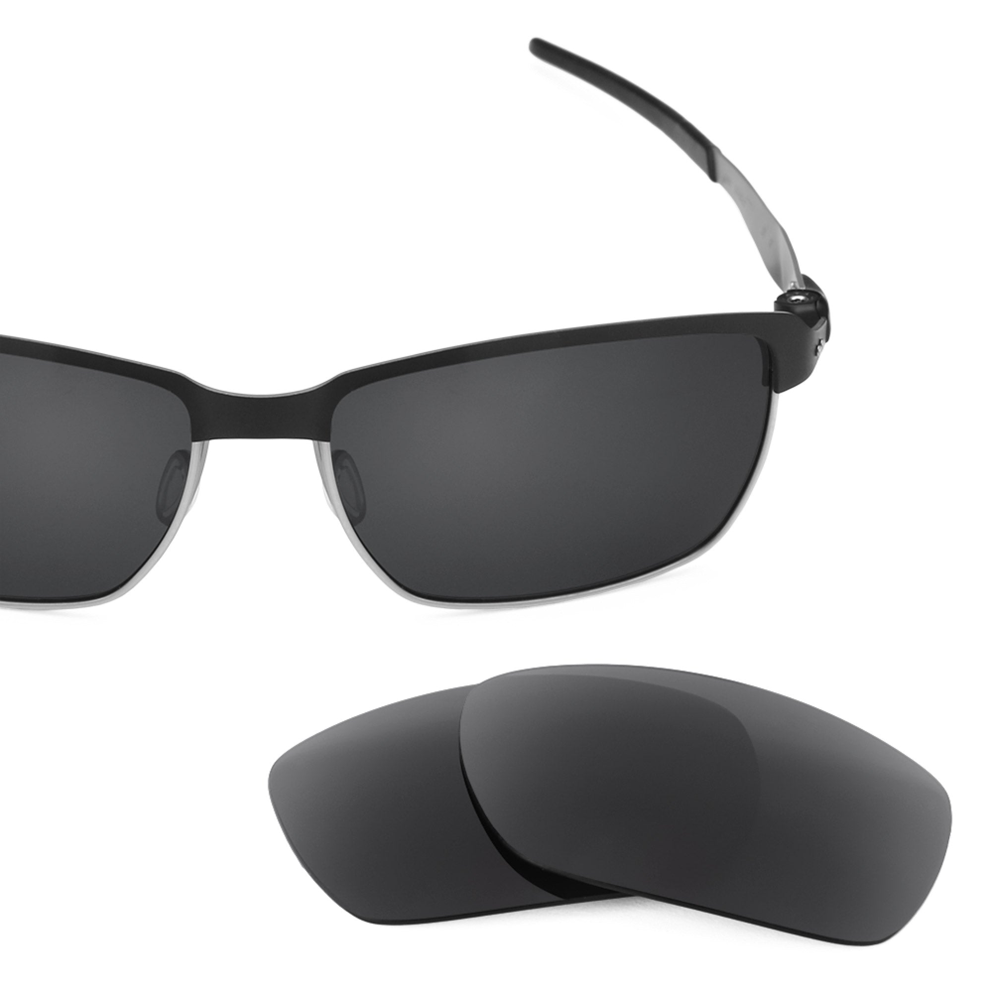 Revant replacement lenses for Oakley Tinfoil Polarized Stealth Black