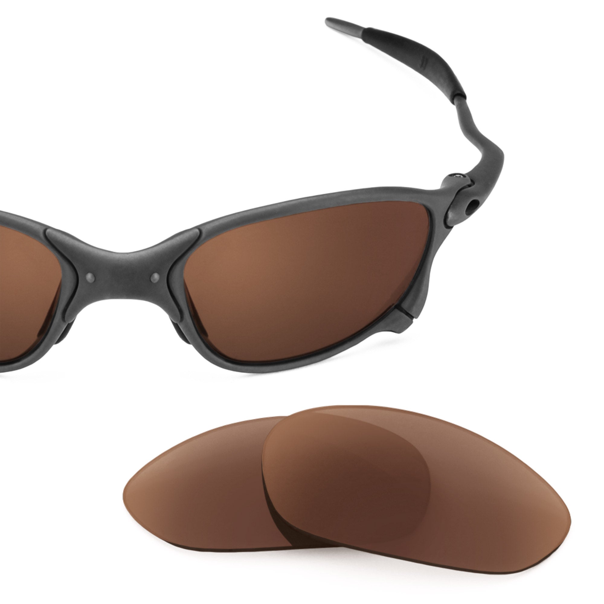 Revant replacement lenses for Oakley X Metal XX Polarized Dark Brown