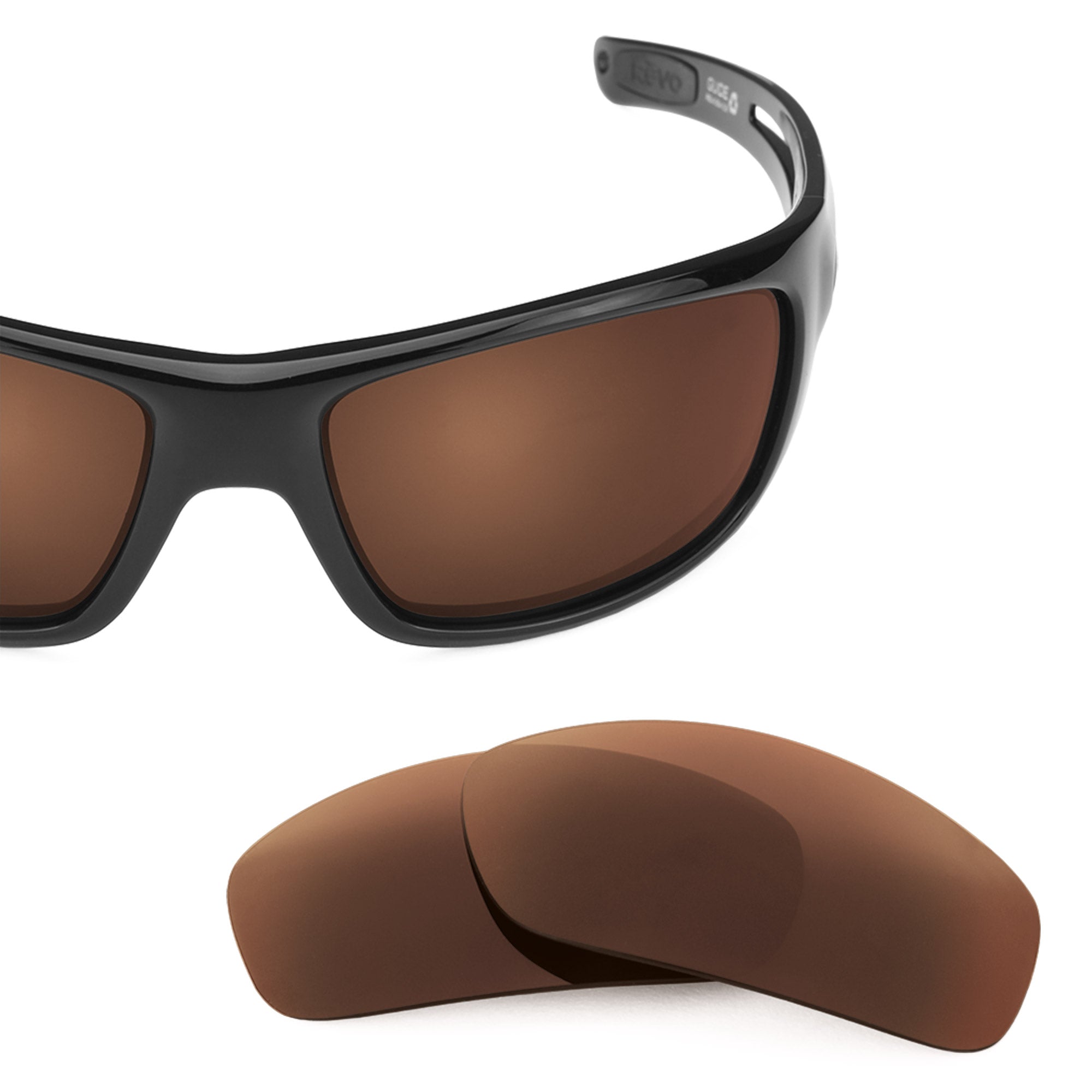 Revant replacement lenses for Revo Guide RE4054 Polarized Dark Brown