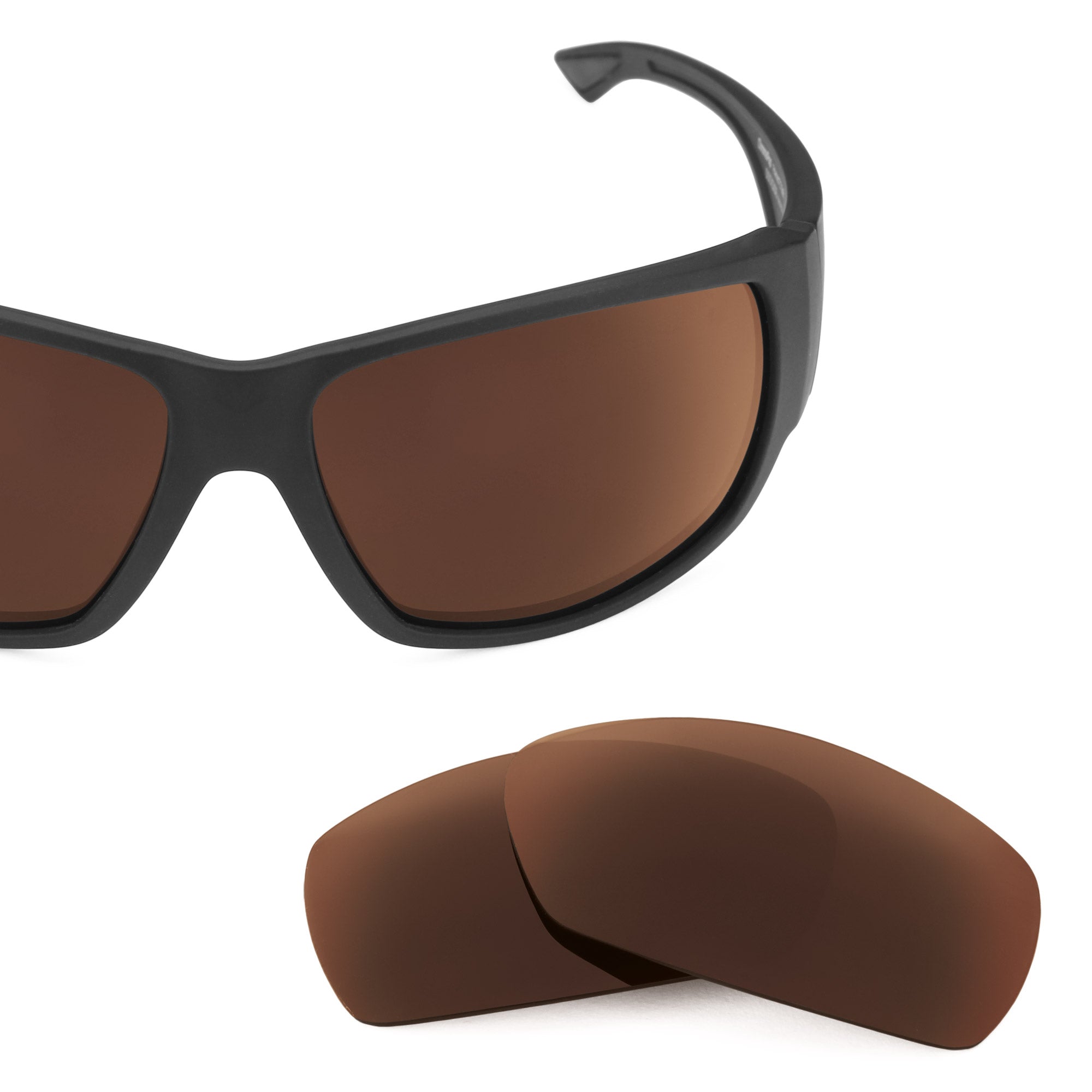 Revant replacement lenses for Smith Dockside Polarized Dark Brown