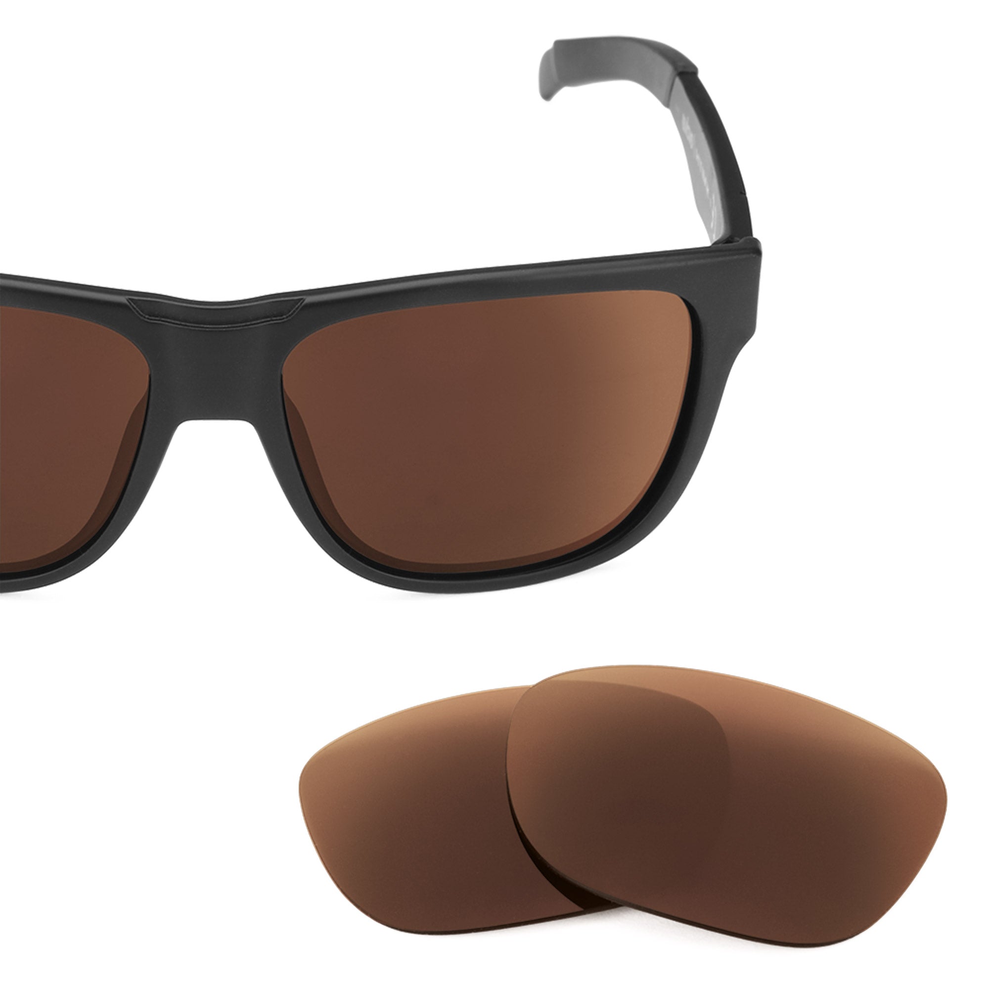 Revant replacement lenses for Smith Lowdown Polarized Dark Brown