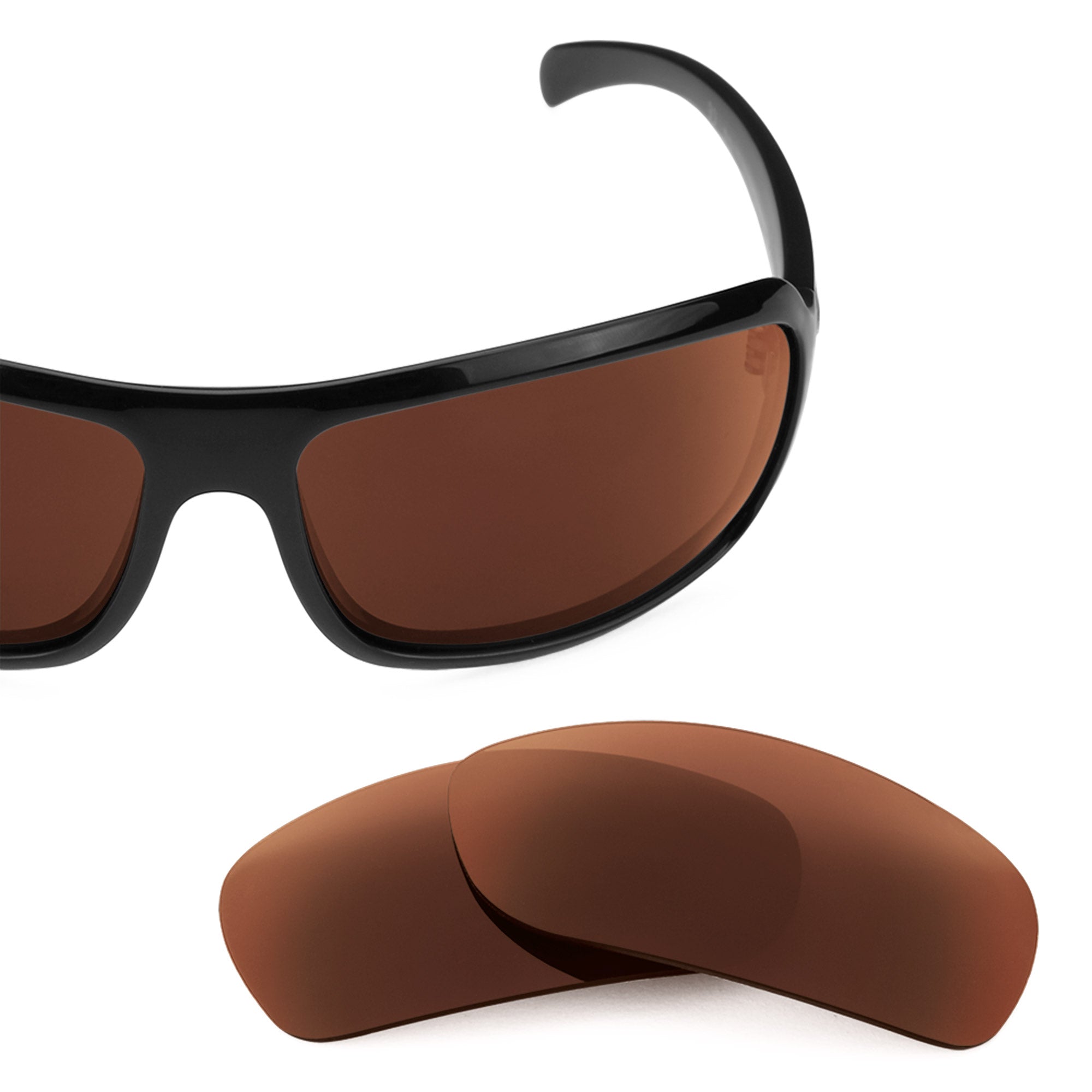 Revant replacement lenses for Smith Super Method Polarized Dark Brown