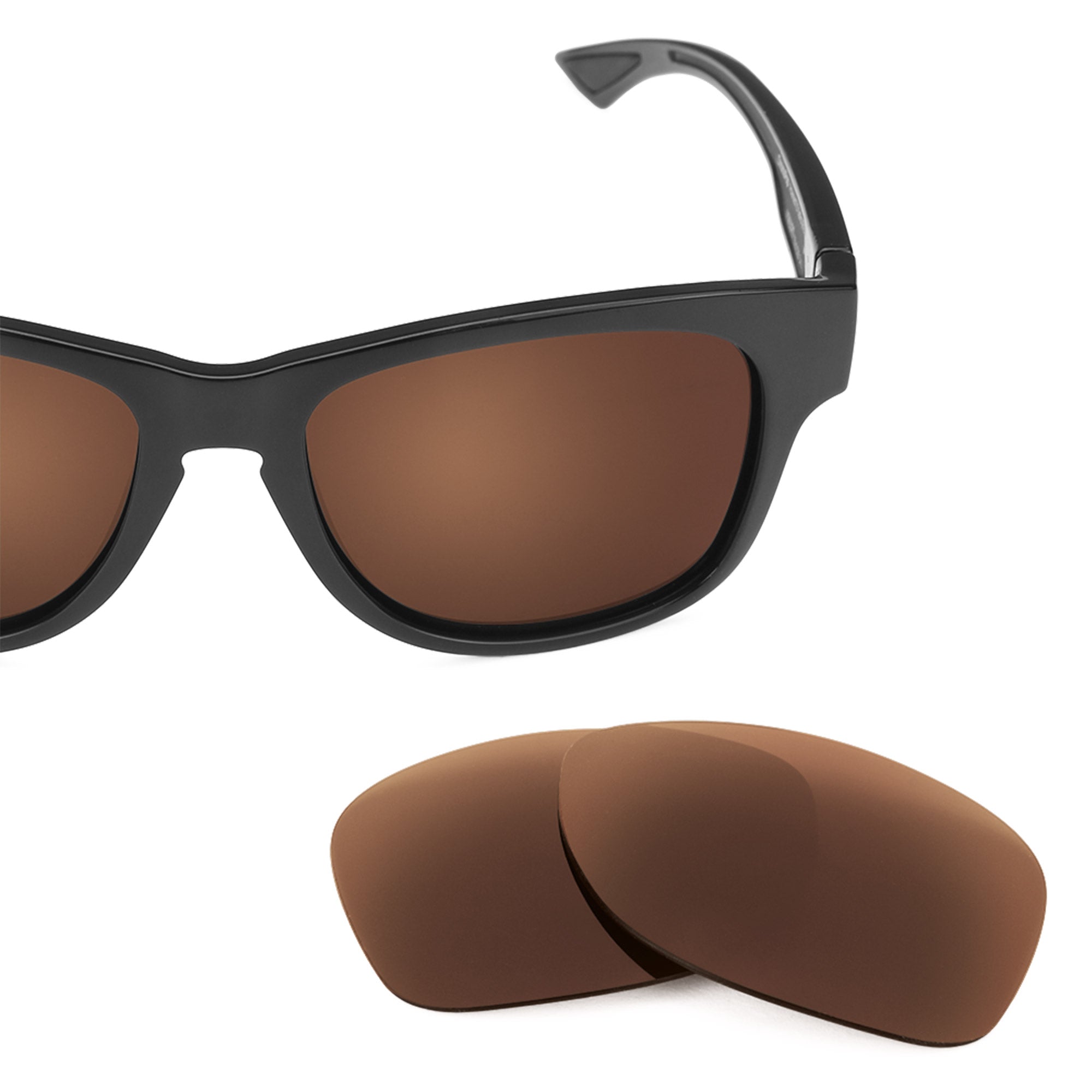 Revant replacement lenses for Smith Wayward Polarized Dark Brown