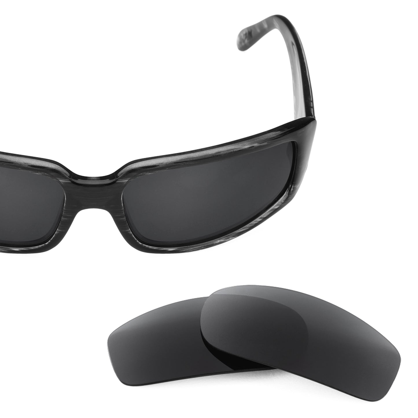 Revant replacement lenses for VonZipper Sham Polarized Stealth Black